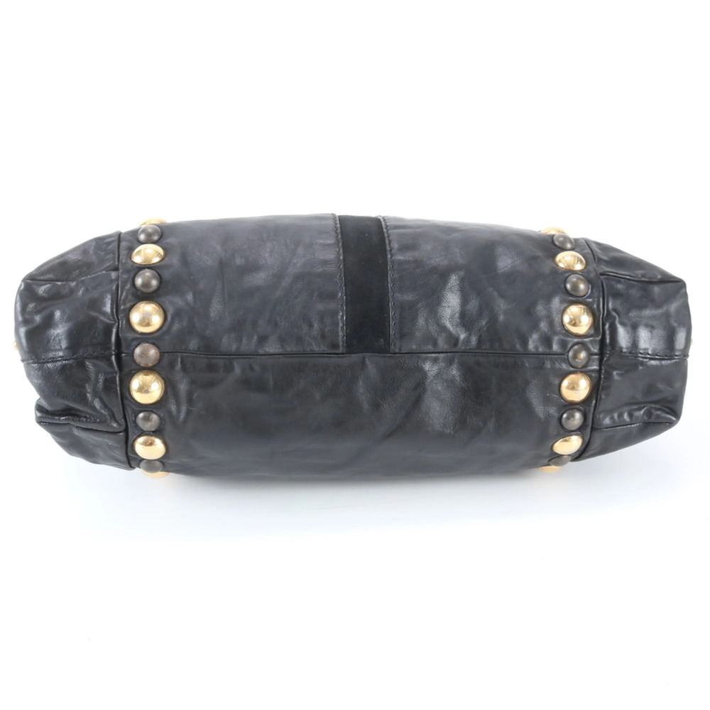 GUCCI Black Leather Tote Bag - Picture 5 of 10